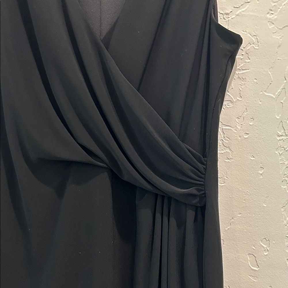 Evan Picone Black Midi Dress  JT - Picture 4 of 5